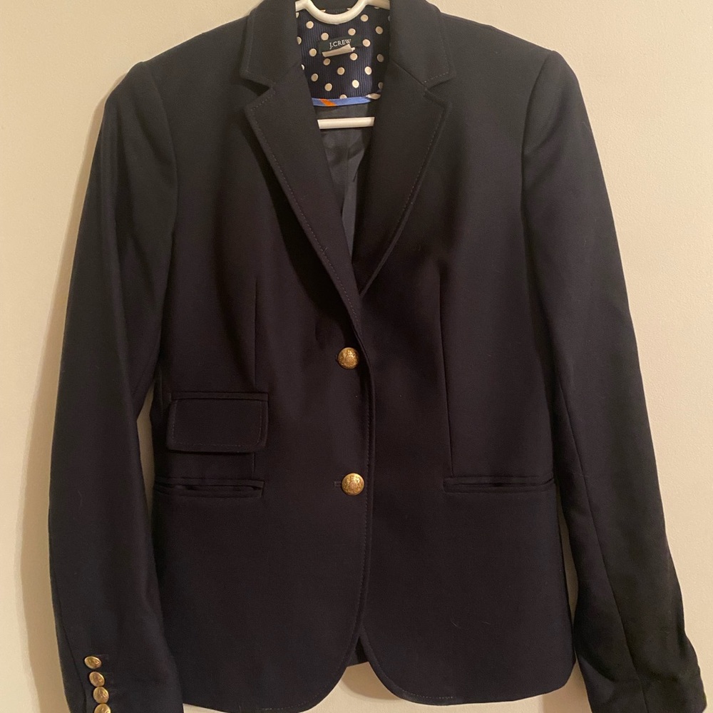 J. Crew navy blue blazer